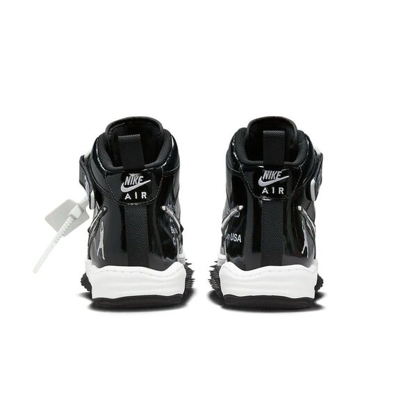 Size 11 Nike Air Force 1 Mid Off-White SP Sheed Black White Mens DR0500-001